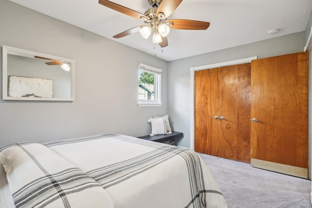 4515 Grand Ave S Unit 1, Minneapolis, MN 55419 - carpeted bedroom featuring a closet and ceiling fan