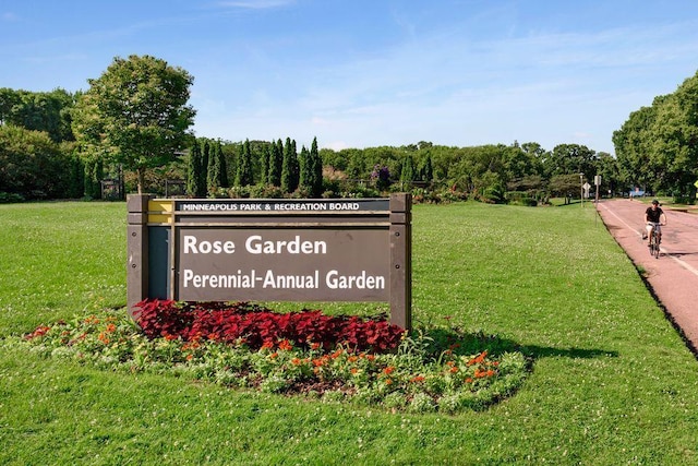 4515 Grand Ave S Unit 1, Minneapolis, MN 55419 - surrounding community with a lawn
