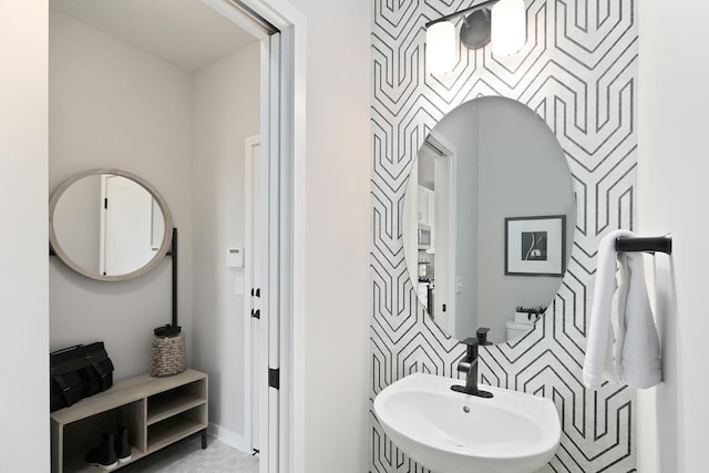 1165 Woods Creek Dr S, Delano, MN 55328 - half bathroom with a sink
