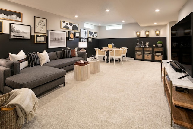 1165 Woods Creek Dr S, Delano, MN 55328 - living area with light carpet and recessed lighting