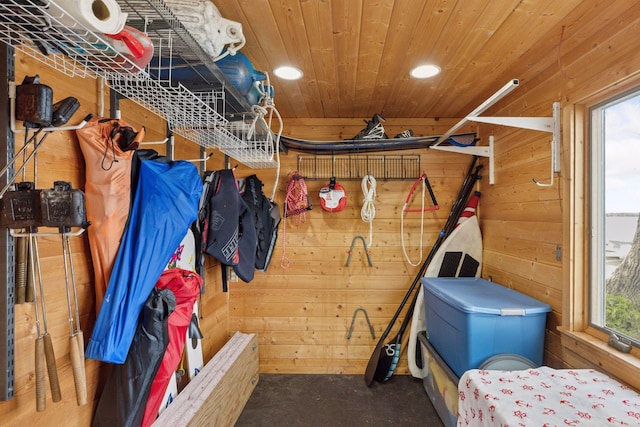 view of storage