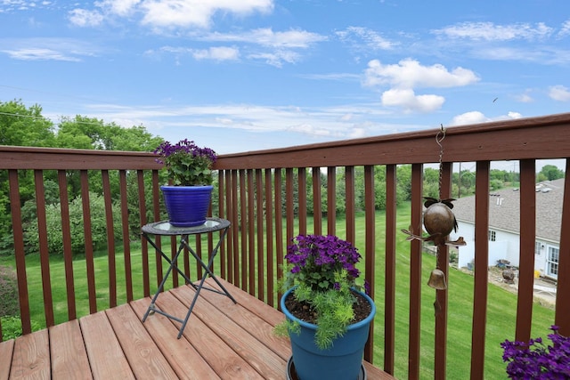 2245 198th St W, Faribault, MN 55021 - deck featuring a lawn