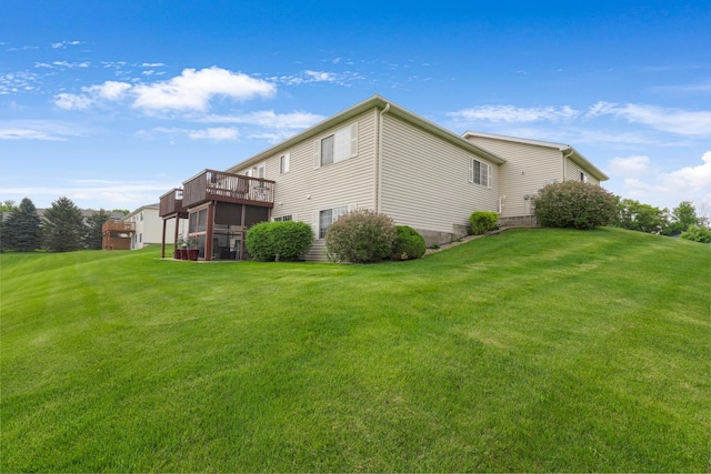 2245 198th St W, Faribault, MN 55021 - view of home's exterior with a yard and a deck