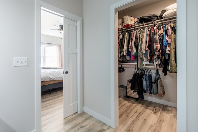 view of closet