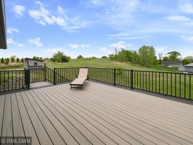 1706 57th Ave, Hammond, WI 54015 - wooden terrace featuring a yard