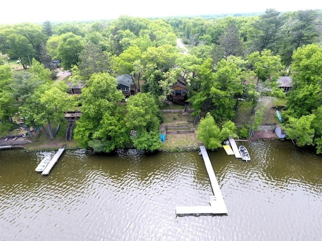 22718 Martin Lake Dr NE, Linwood Twp, MN 55092 - aerial view of a nearby body of water
