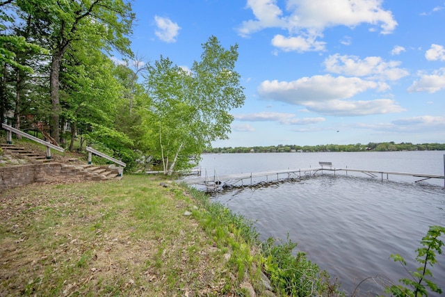 22718 Martin Lake Dr NE, Linwood Twp, MN 55092 - dock area with a water view