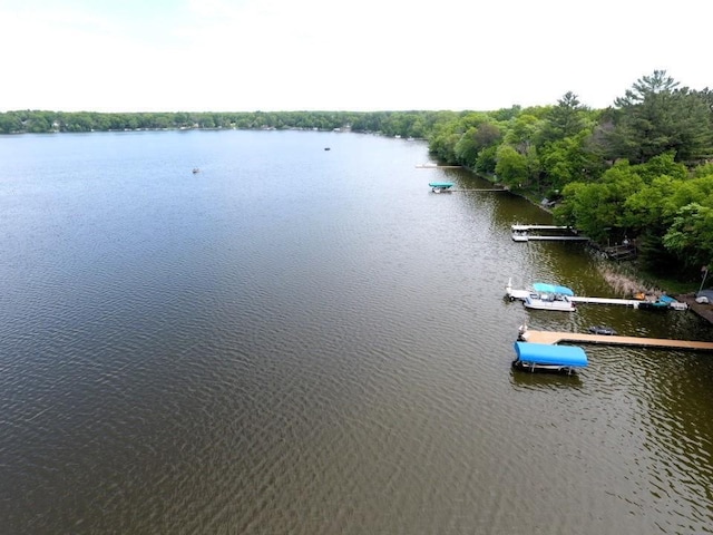 22718 Martin Lake Dr NE, Linwood Twp, MN 55092 - aerial view of a nearby body of water