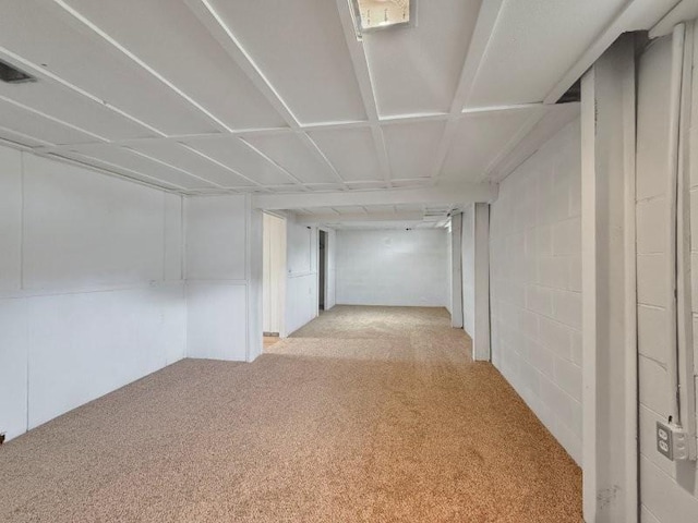306 Blinkman St, Fairmont, MN 56031 - finished basement with light colored carpet