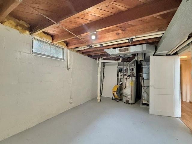 306 Blinkman St, Fairmont, MN 56031 - basement with gas water heater