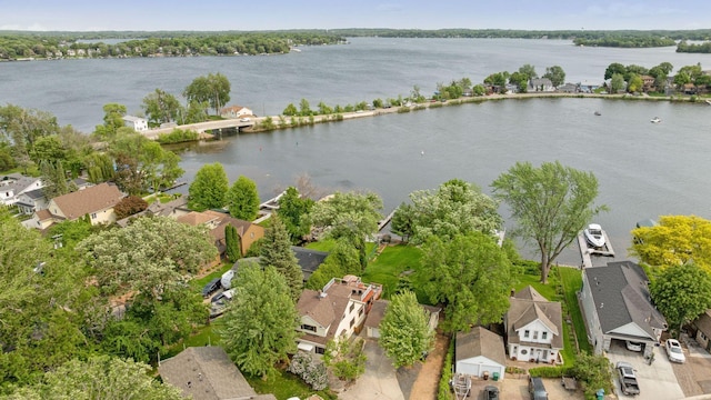2452 Black Lake Rd, Spring Park, MN 55384 - aerial perspective of suburban area featuring a nearby body of water