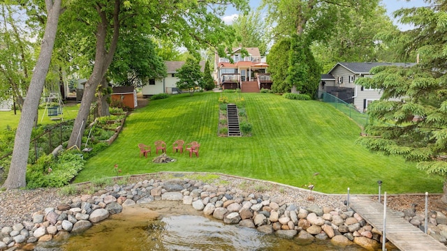 2452 Black Lake Rd, Spring Park, MN 55384 - view of yard