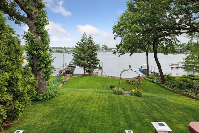 2452 Black Lake Rd, Spring Park, MN 55384 - view of green lawn featuring a water view