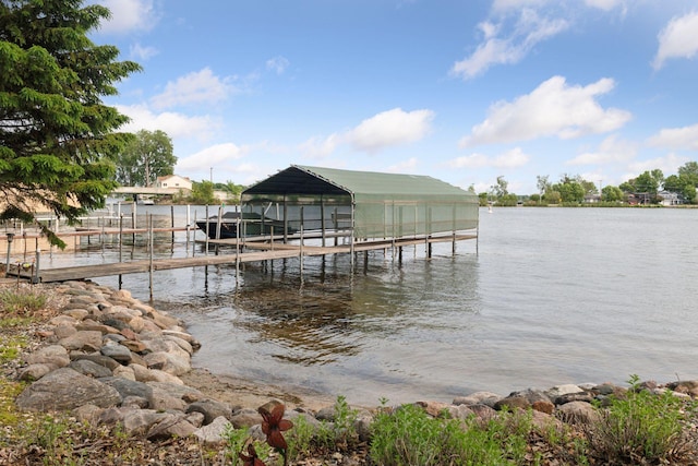 2452 Black Lake Rd, Spring Park, MN 55384 - dock area featuring boat lift and a water view