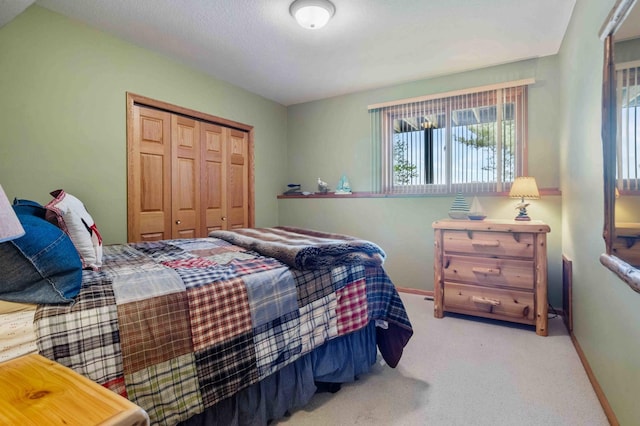 14464 Grouse Ln, Fifty Lakes, MN 56448 - bedroom with a closet and carpet floors
