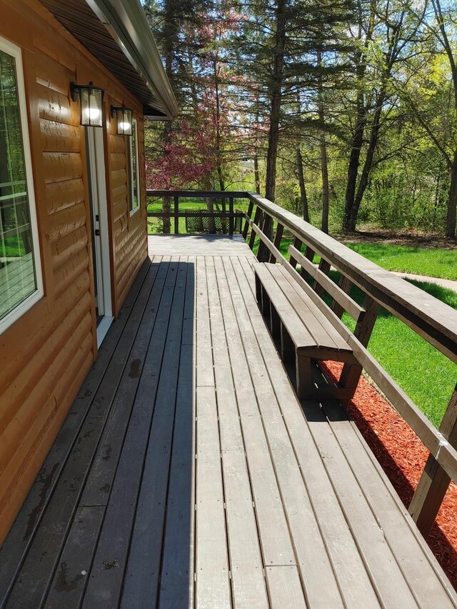3245 Laketown Rd, Sturgeon Lake, MN 55783 - view of deck