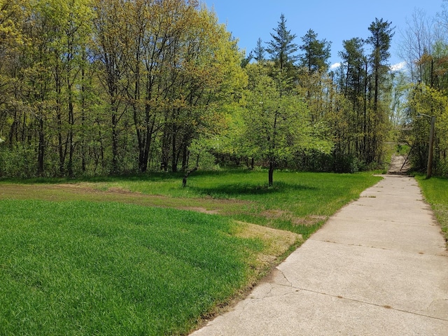 3245 Laketown Rd, Sturgeon Lake, MN 55783 - view of grassy yard with a wooded view
