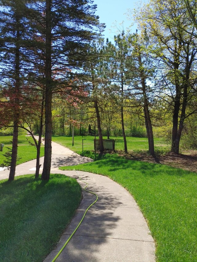 3245 Laketown Rd, Sturgeon Lake, MN 55783 - surrounding community featuring a lawn