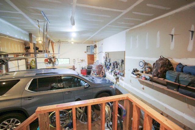 10551 Shore Dr, Merrifield, MN 56465 - garage with a heating unit