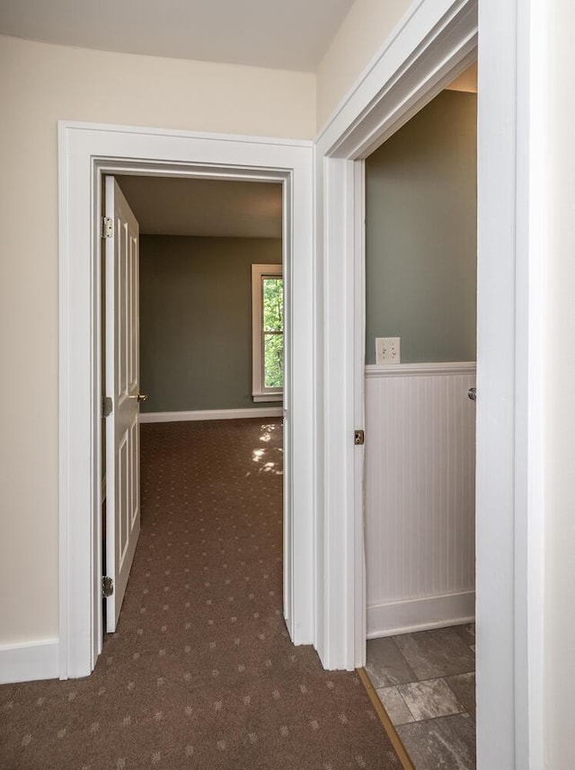 711 2nd St W, Northfield, MN 55057 - hall with baseboards and wainscoting