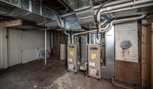 711 2nd St W, Northfield, MN 55057 - unfinished basement with water heater