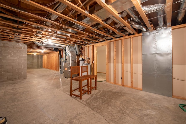 4214 Fairview Ln, Jamestown Twp, MN 56063 - unfinished basement featuring heating unit