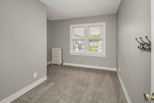 139 Annapolis St E, Saint Paul, MN 55118 - carpeted empty room with radiator heating unit and baseboards