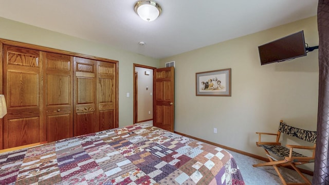 9484 Branch Rd SE, Chatfield, MN 55923 - carpeted bedroom featuring baseboards and a closet
