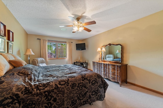 4975 Maribe Dr, Hermantown, MN 55811 - carpeted bedroom with ceiling fan and baseboards
