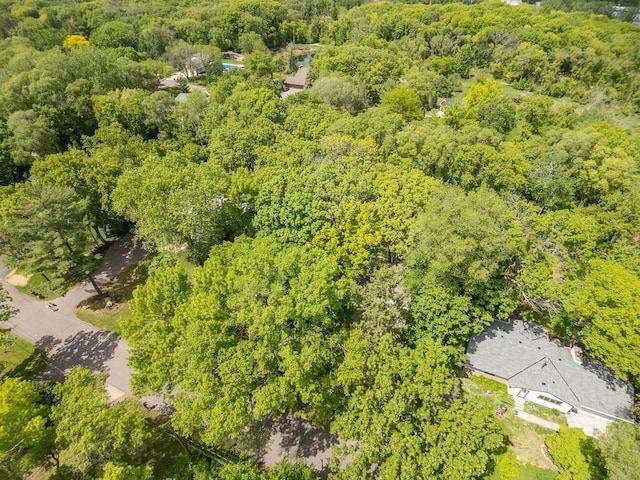 15210 Mckenzie Blvd, Minnetonka, MN 55345 - drone / aerial view of a heavily wooded area