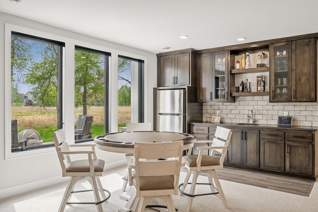 202 176th Ln NE, Ham Lake, MN 55304 - dining space featuring recessed lighting and light wood-style flooring