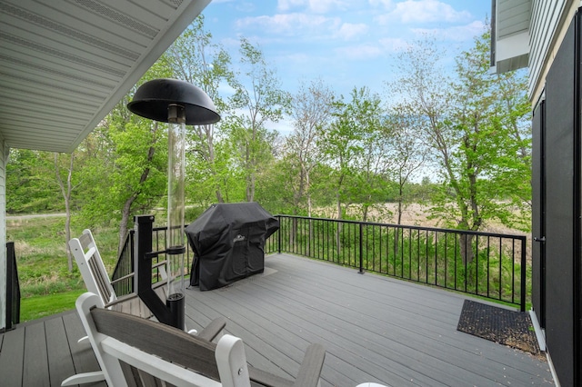 202 176th Ln NE, Ham Lake, MN 55304 - deck featuring area for grilling