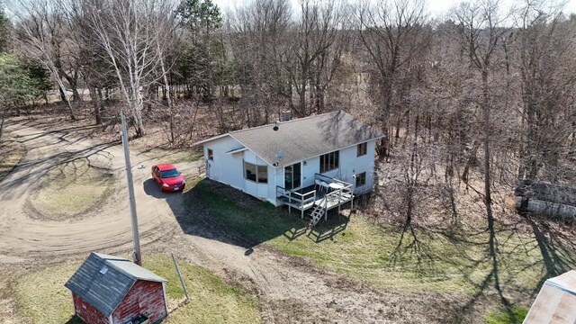 view of subject property