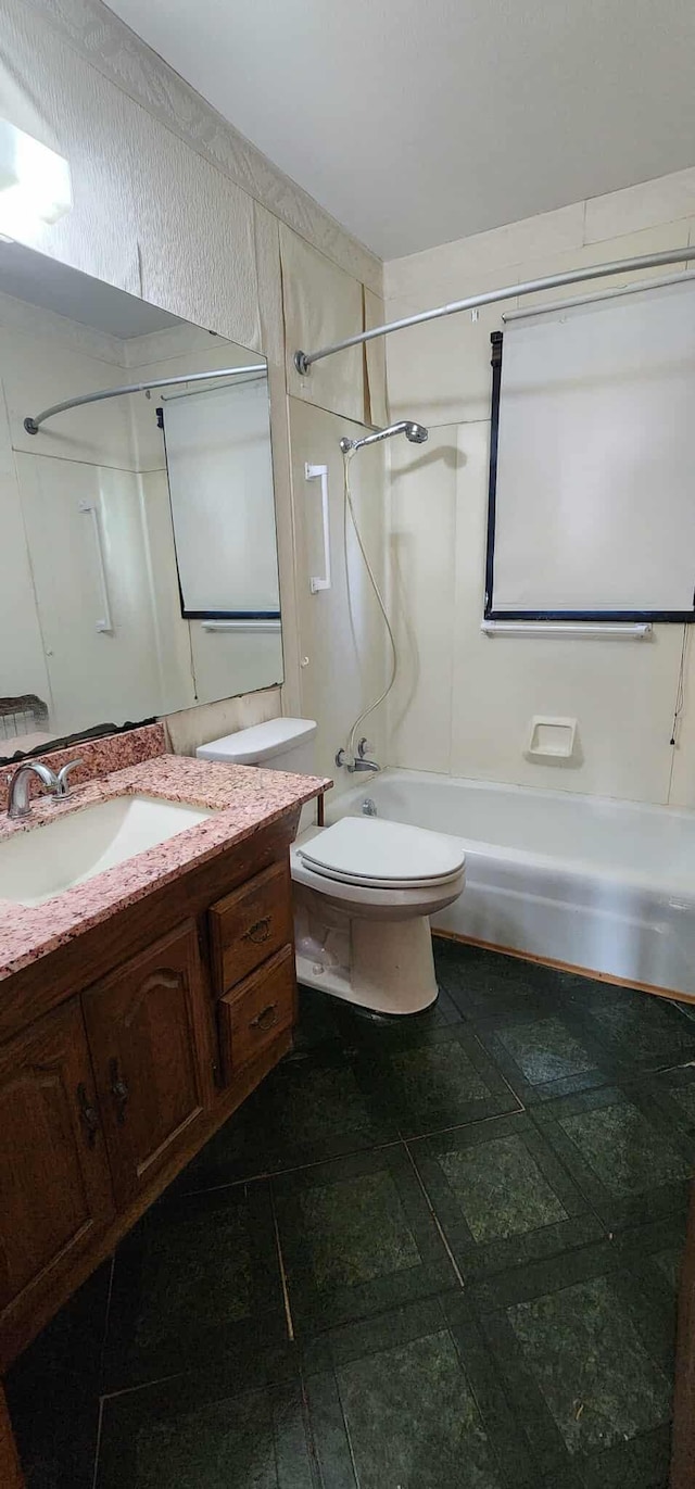 410 Wedgewood Rd, Albert Lea, MN 56007 - full bathroom with shower / bathtub combination, toilet, and vanity