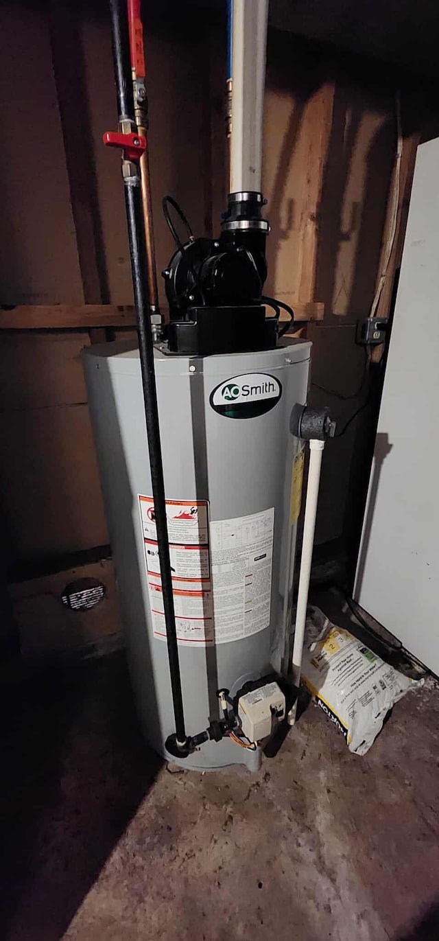 410 Wedgewood Rd, Albert Lea, MN 56007 - utility room featuring water heater