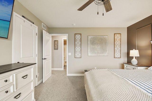 7516 Ochoa Ave NE, Otsego, MN 55330 - bedroom with light colored carpet, baseboards, and a ceiling fan