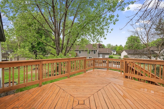 15110 Ute St NW, Ramsey, MN 55303 - wooden terrace featuring a residential view