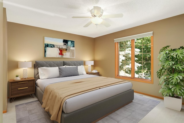 13638 43rd St NE, Saint Michael, MN 55376 - bedroom with light colored carpet and ceiling fan