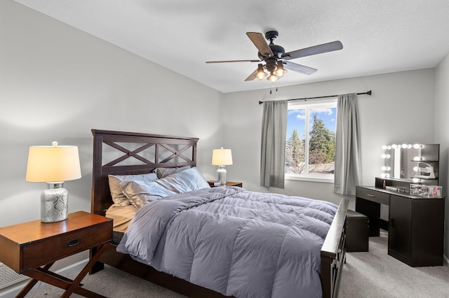 1030 Pond View Ct, Vadnais Heights, MN 55127 - bedroom with carpet and a ceiling fan