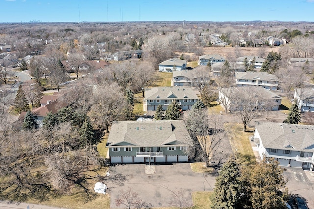 1030 Pond View Ct, Vadnais Heights, MN 55127 - aerial overview of property's location with nearby suburban area