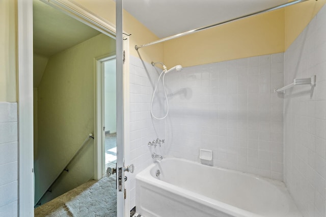 full bathroom featuring bathing tub / shower combination