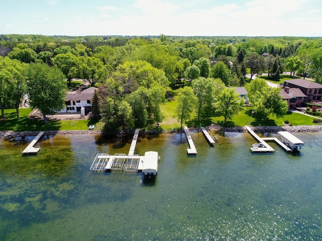 2908 Crestwood Dr NE, Alexandria Twp, MN 56308 - drone / aerial view of a large body of water and a forest
