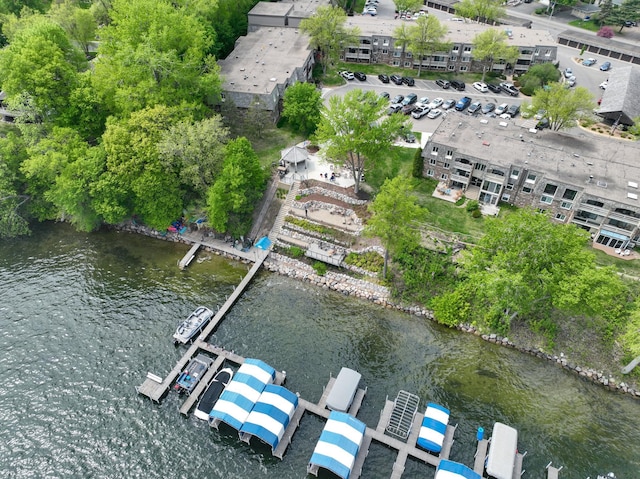 4407 Wilshire Blvd Unit 110, Mound, MN 55364 - aerial overview of property's location featuring a nearby body of water