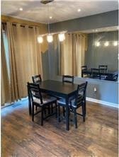 3422 Highlander Dr, Eagan, MN 55122 - dining room featuring recessed lighting, baseboards, and wood finished floors
