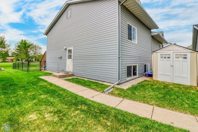 2814 26th Street Cir S, Moorhead, MN 56560 - view of side of home featuring a shed and an outbuilding