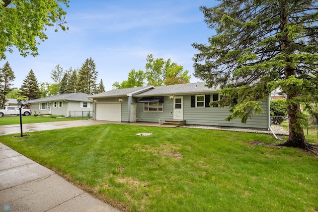 2207 16th St S, Fargo, ND 58103 - ranch-style house featuring an attached garage and concrete driveway