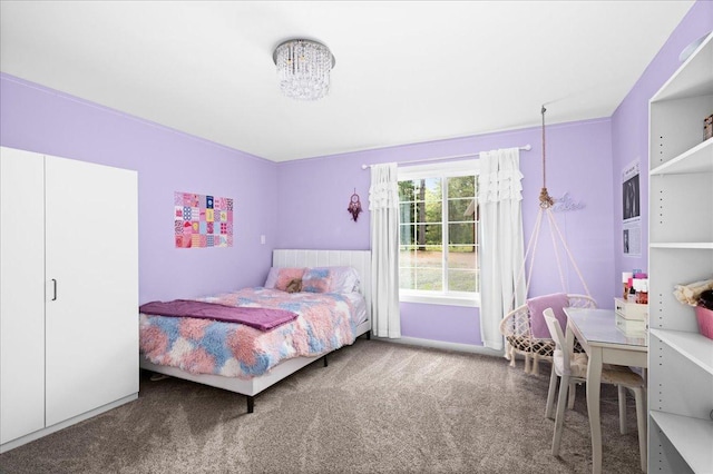 25 Maki Rd, Esko, MN 55733 - bedroom featuring carpet flooring and a chandelier