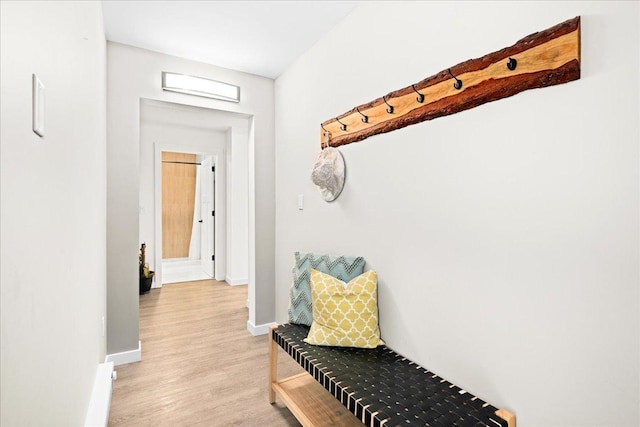25 Maki Rd, Esko, MN 55733 - corridor featuring light wood-style flooring and baseboards