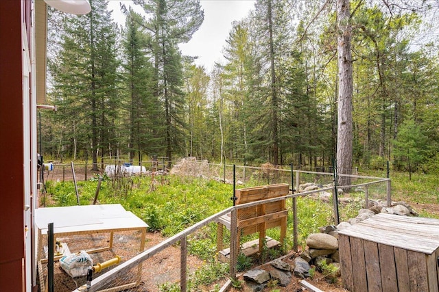 25 Maki Rd, Esko, MN 55733 - view of yard with a forest view and fence