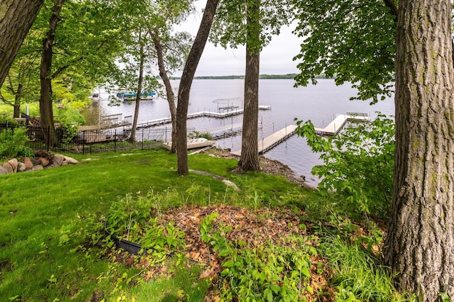 3010 Fairview Rd SW, Prior Lake, MN 55372 - view of yard featuring a water view and a floating dock